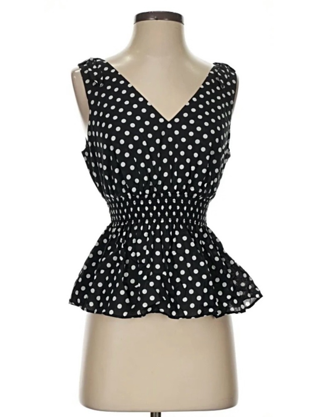 Kate Spade Black and White Sleeveless Top